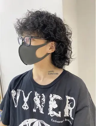 パーマ メンズ 🌙レイヤーカット 🌙/HI naのヘアスタイル