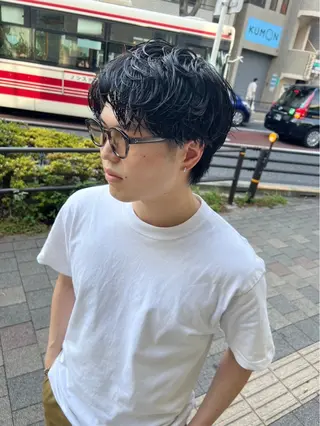 メンズ ORCA所属・新宿/パーマ🦋 メンズボブ/めいのヘアスタイル