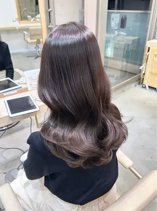 セミロング 𝐑𝐮𝐧𝐚 🩵のヘアスタイル