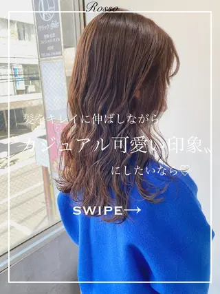 セミロング Rico OFFICIALのヘアスタイル
