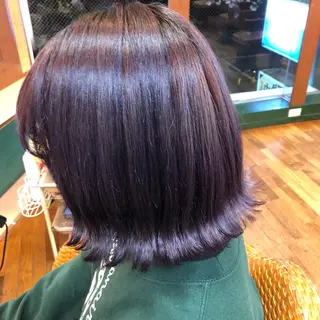 ミディアム 髪質改善/艶カラー 塩野成一のヘアスタイル