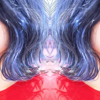 ミディアム カラー ヘアアレンジ 及川シゲル 髪質改善講師のヘアスタイル