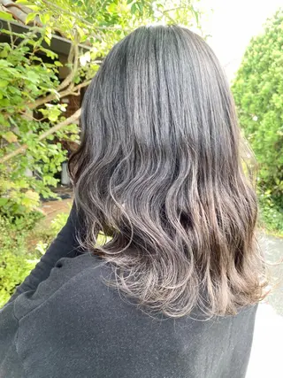 ロング カラー MIZUKI🫧ྀི 韓国ヘアAFLOATのヘアスタイル