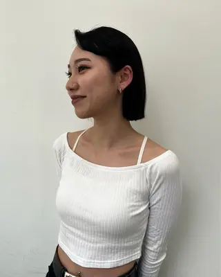 ショート カラー 名古屋栄/ブリーチ/ ボブ🧃木下桃嘉のヘアスタイル