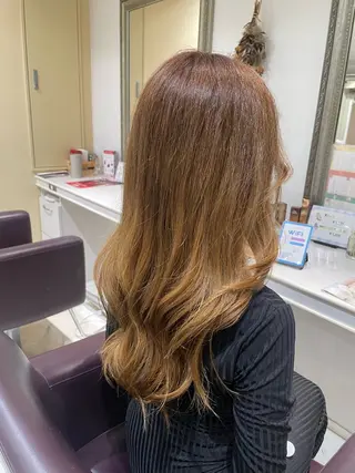 ロング ヘアアレンジ 前田 夏実/メンズカットのヘアスタイル