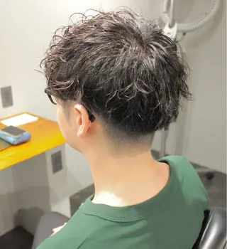 ショート パーマ メンズ メンズ/ケアパーマ /hayashiのヘアスタイル