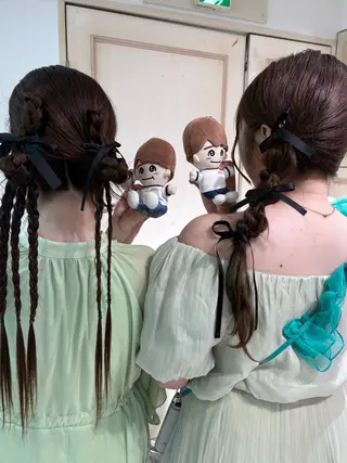 ヘアアレンジ トレンドガーリーヘア 🏳️‍⚧️mikuのヘアスタイル