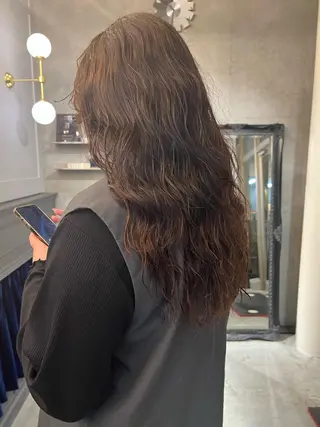 ロング パーマ ナガミ ショウのヘアスタイル