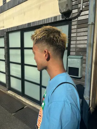 メンズ darts所属・マツダ レンのヘアスタイル