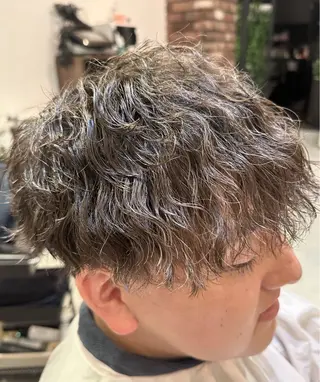 パーマ メンズ 野村 俊太のヘアスタイル