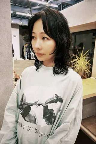 ミディアム ✳︎透明感カラー✳︎ ボブ✳︎nanaのヘアスタイル