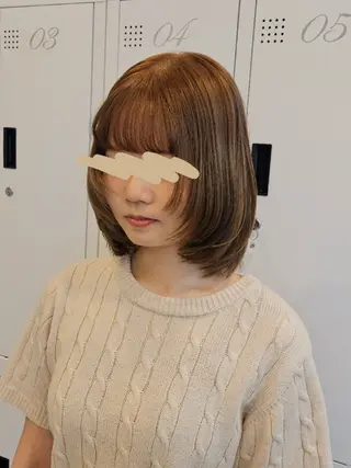 ミディアム カラー ミク🇰🇷 /Agu hairのヘアスタイル