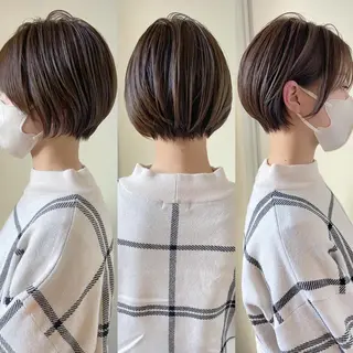 ショート カラー 江上拓郎/ショート /酸性ストレートのヘアスタイル