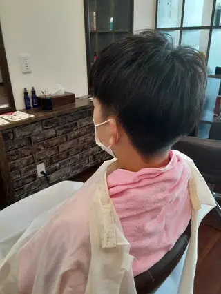 ショート メンズ ルシア美容室|岸和田 《メンズ歓迎！》山﨑のヘアスタイル
