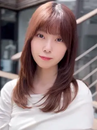 ミディアム ✨上品可愛い 垢抜けカラー/後藤✨のヘアスタイル