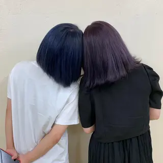 ミディアム パーマ ヘアアレンジ 💕上野美容師☁ ブリーチ💖サワのヘアスタイル