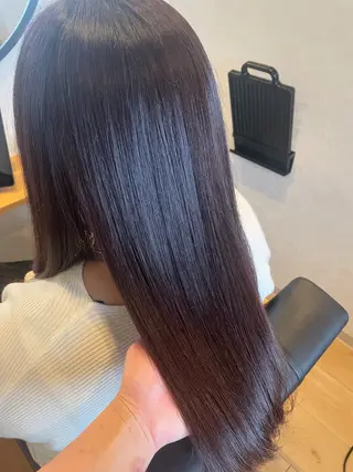 ロング 青山 結のヘアスタイル