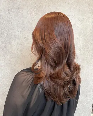 ロング カラー ミディアムヘア Chifumiのヘアスタイル