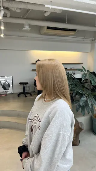 ミディアム 前田 海斗のヘアスタイル