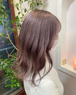 ロング カラー 🌸HONOKA🌸 【グレージュ】のヘアスタイル