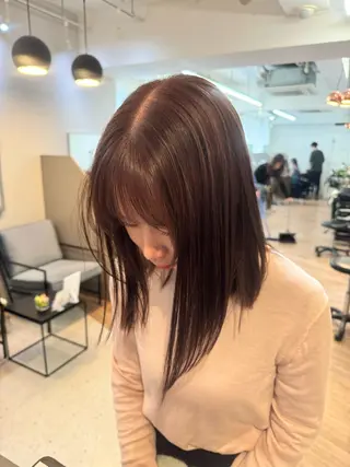 セミロング 加藤 優眞のヘアスタイル