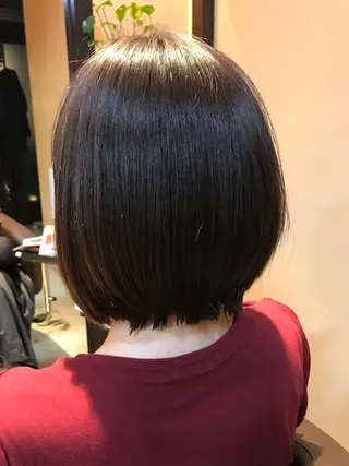 ショート 🔶艶髪レイヤー 縮毛矯正 金山🔶のヘアスタイル