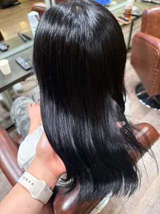 カラー ヘアカラー&マツパ 募集/ｵｷﾞﾉｱｵﾘのヘアスタイル