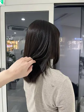 カラー やわらかカラー/ くす透け/aya🦙のヘアスタイル