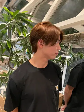 カラー メンズ 西 優衣奈のヘアスタイル