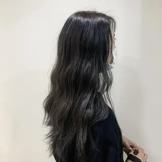 ロング 大人透明感艶カラー 寺田稜のヘアスタイル