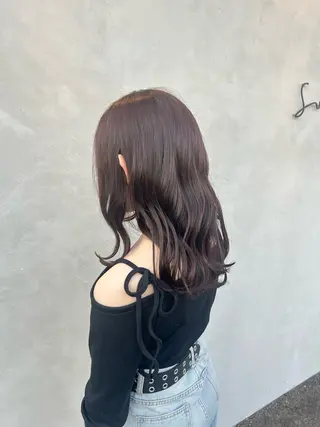 セミロング Something MOMOKAのヘアスタイル
