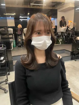 ミディアム Allure所属・伊藤 莉奈　韓国ヘアのヘアスタイル