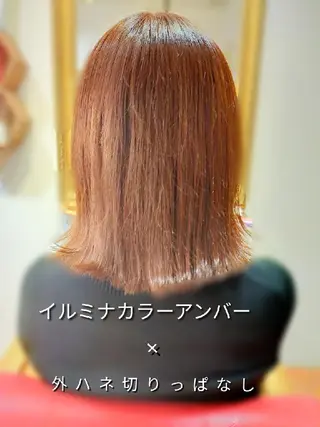 ミディアム カラー Culumi所属・Culumi クルミ 松井照雄/梅田茶屋町のヘアスタイル