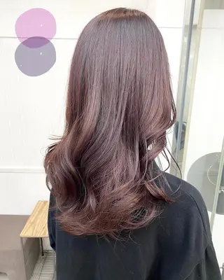 セミロング カラー B3 SHARE SALON【ビースリーシェアサロン】所属・☀️透明感color KURO☀️のヘアスタイル