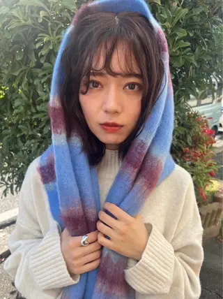 ショート カラー 縮毛矯正/髪質改善 riwaのヘアスタイル
