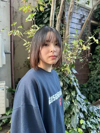 ショート KOHNO/ブリーチ なし/透明感カラーのヘアスタイル