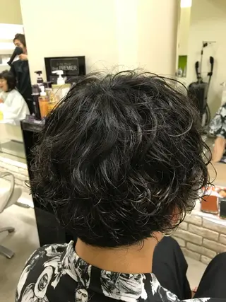 パーマ メンズ 中野 健人のヘアスタイル