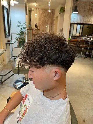 ショート パーマ メンズ 🔷メンズ推し🔷 遠藤暖大のヘアスタイル