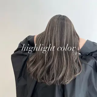 ロング カラー ヘアアレンジ 飯島 美海のヘアスタイル