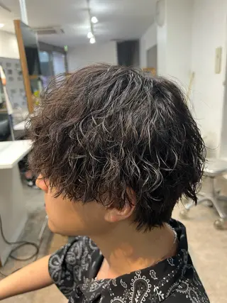 パーマ メンズ fifth 原宿 波巻きパーマイノウエのヘアスタイル