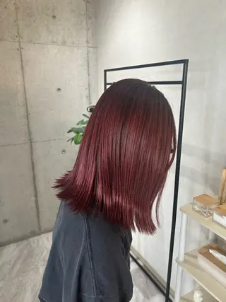 カラー Plume.所属・おおひら ののはのヘアスタイル