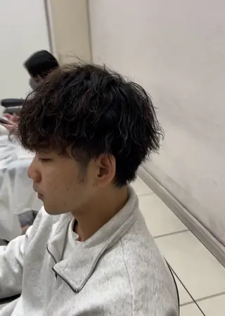 パーマ メンズ バレイヤージュ/ヘア アレンジ/shionのヘアスタイル