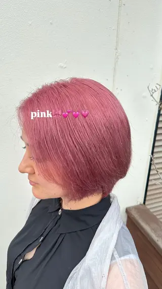 ショート HAIRWORKSbona.前橋店所属・【ブリーチ特化】坂庭 美夢のヘアスタイル