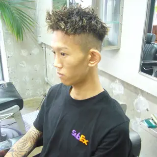 ショート パーマ メンズ Lond GULLMAN所属・高橋大和/ メンズ特化美容師のヘアスタイル