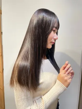 ロング カラー mio♡ 梅田美容師暖色カラーのヘアスタイル