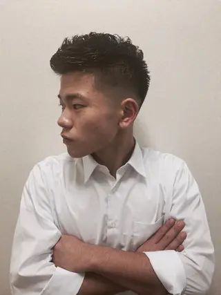 ショート メンズ HIROGINZA ヒロ銀座 青山所属・マツオ リュウホウ🐉のヘアスタイル