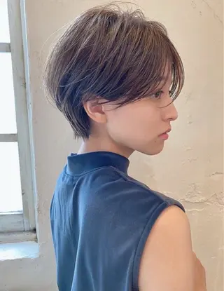 ショート 似合わせカット‪// 鶴我万唯華のヘアスタイル