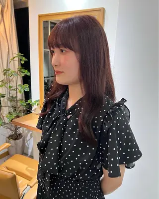 セミロング レイヤーカット/暖色 カラー/mao🎀のヘアスタイル