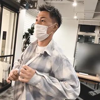 ショート メンズ B TECH by Zen【ビーテックバイゼン】所属・メンズパーマ/京都駅 /メンズ/奥村航平のヘアスタイル