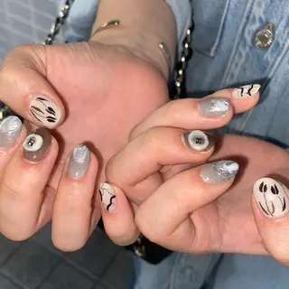 メンズ ネイル akari✨ 韓国風、メンズネイルのネイルデザイン